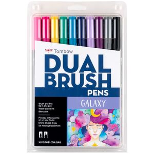 Tombow ABT Dual Brush 10 Colour Set Galaxy