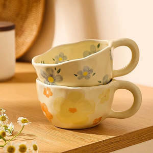 Tools: Floral Ceramic Coffee Mug