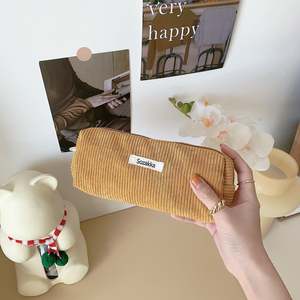 Tools: Soft Corduroy Pencil Case | Yellow