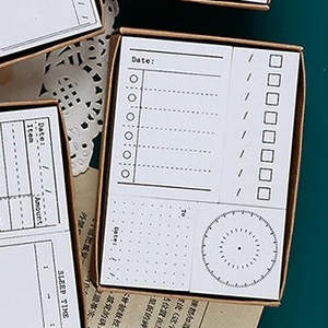 Journaling Stamp Pack 4pcs | Record