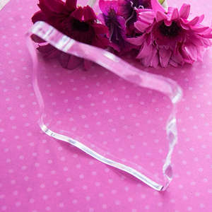 Stamps And Ink: Acrylic Clear Stamp Block 10x10cm