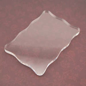 Acrylic Clear Stamp Block 10x15cm