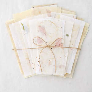 Scrapbook Paper - Mixed Material Craft Paper Set - Clear Maple