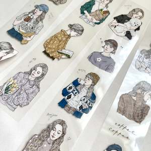 Pion PET Tape Girl Sticker | no.16