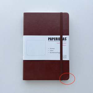 [SECONDS] Paperideas A5 Dotted Notebook | Coffee Brown