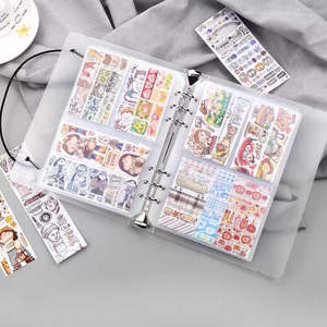 Loose Leaf Notebooks And Accesories: Sticker Collecting Album with Ring Binder | A5 and Slim B6