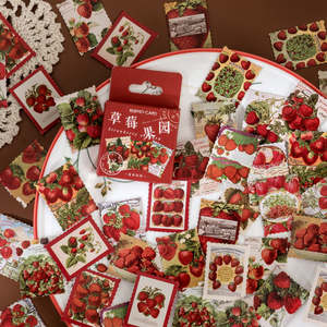 Stickers 46 Pcs | Strawberry