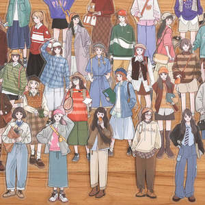 PET Girl Stickers | All Seasons 30 Pcs