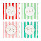 Striped Napkins Xmas