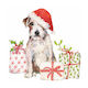 Christmas Pup Napkin