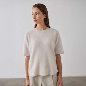 Brushed Cashmere T-Shirt