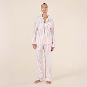 Loungewear: Octavia Cotton Stripe PJ Set