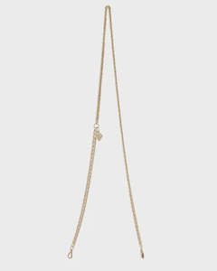 Handbags: Feature Strap Chain Gold Curb