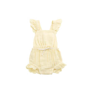 Organic Cotton Muslin Luciana Playsuit