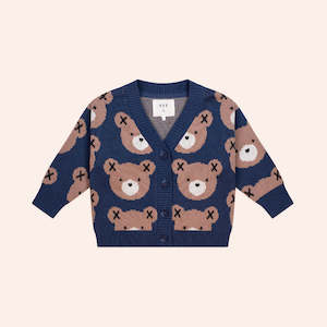 Hux Baby: Huxbear Knit Cardi Navy