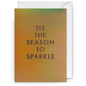 Tis The Season To Sparkle Card