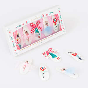 Meri Meri: Embroidered Nutcracker Hair Clips