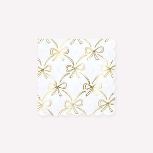 Gold Bow Napkins