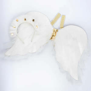 Meri Meri: Tulle Ruffle Angel Wings & Headband