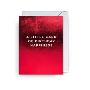 A Little Card Of Birthday Happiness