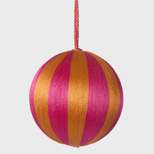 Whats New: Silk Stripe Bauble