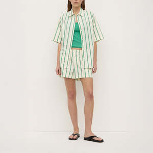 Assembly Label: Agnes Stripe Short Sleeve Shirt