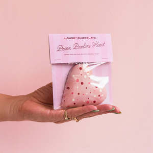 Pecan Praline & Caramel Milk Chocolate Heart