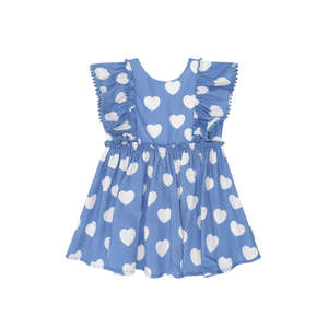 Frill Heart Collar Dress