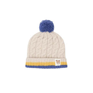 Cable Stripe Beanie