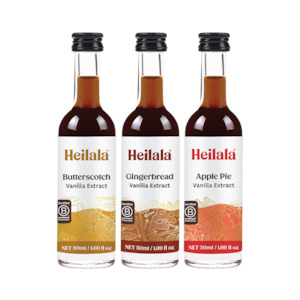 Favourite Flavours Vanilla Extract Trio | Gingerbread, Butterscotch & Apple Pie &hellip;