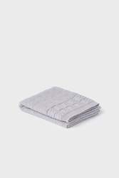 Vintage Inspired Merino Baby Blankets: Vintage Baby Blanket in Cygnet Grey - 100% Merino