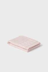 Vintage Inspired Merino Baby Blankets: Vintage Baby Blanket in Dusky Pink - 100% Merino
