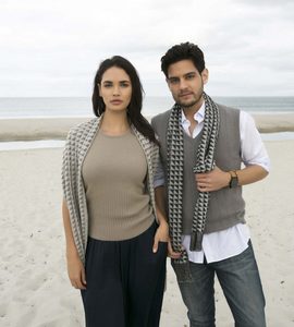 Products: Harlequin Scarf – Light – Heirloom Woollen Collection