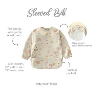 Infant Toys: Baby Long Sleeve Waterproof Bib