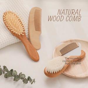 Natural Baby 3 pcs Hair Brush Set