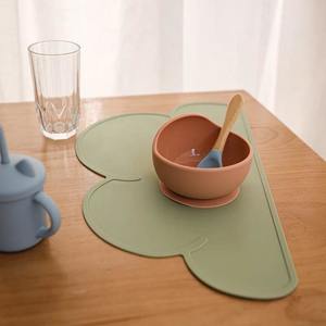 Reusable BPA Free Silicon Baby Placement Dining Table Mat