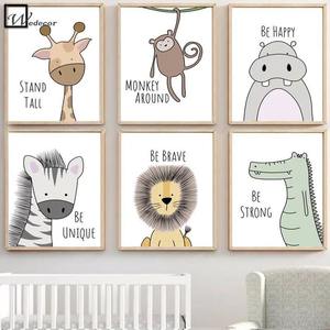 Home Decors: Animal Wall Canvas (Unframed)