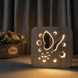 Wooden Attractive Night Lamp