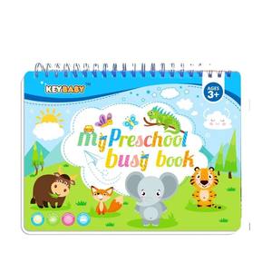 On Sale: Pre School Busy Book- Montessori Learning Activity Book