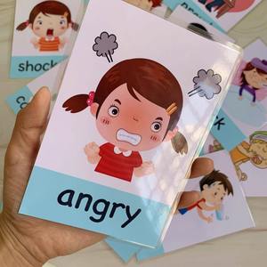 Montessori Emotions Learning Flash Cards