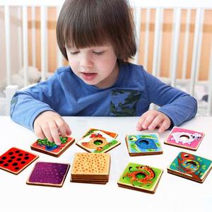 Animal Skin Pattern Matching Wooden Tiles