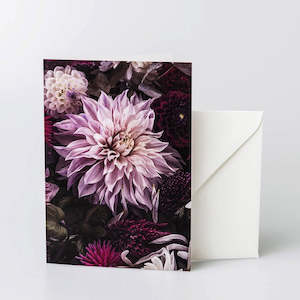 Hb Stationery: Dark Dahlia Greeting Card