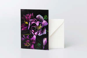 Hb Stationery: Hellebore Detail Greeting Card