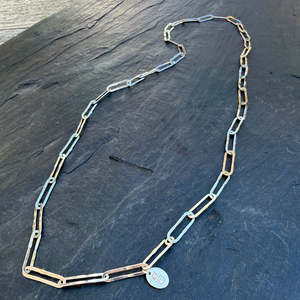Handmade Paperclip Chain Necklace - One of a Kind