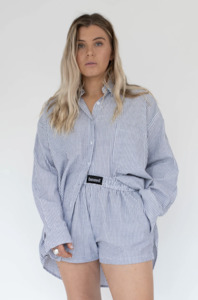 Stripe Shorts - Navy