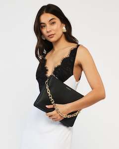 Saben: Matilda Crossbody Black + Chain