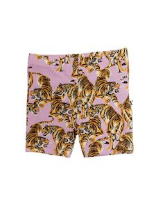 Little Darlings: Bike Shorts - Tiger