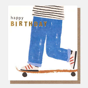 Cards: Happy Birthday Skateboard Card