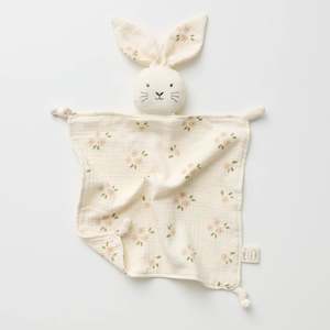 Bunny Daisy Lovey - Organic Muslin