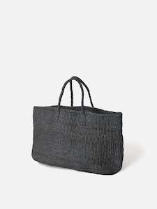 Citta Design: Sisal Oval Basket - Charcoal